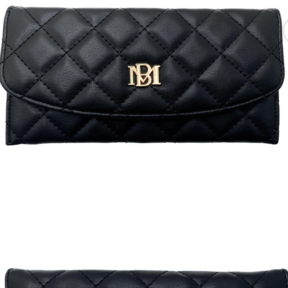 Bagley Mischka quilted card wallet NWT in original packaging